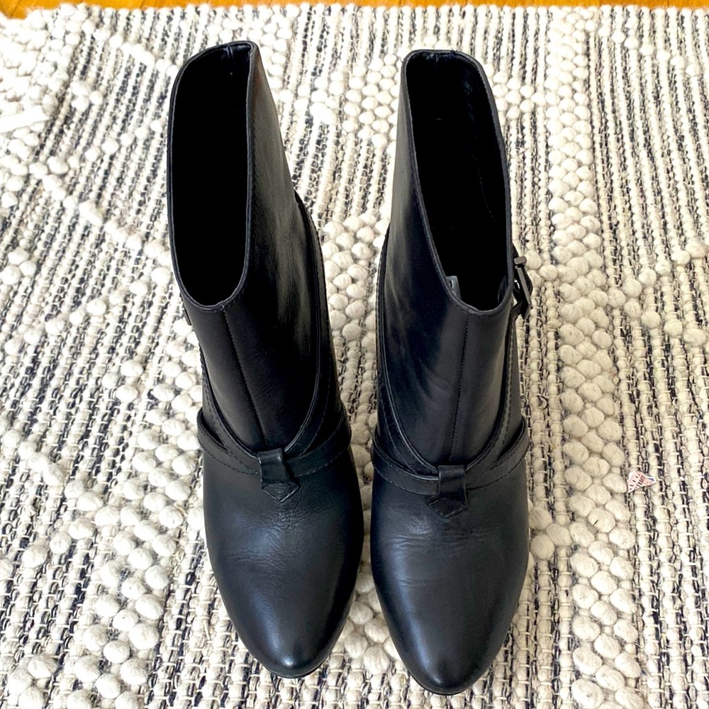 Black booties BCBG
